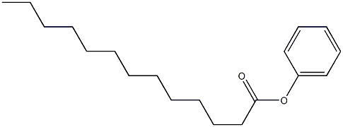 Tridecanoic acid phenyl ester 结构式