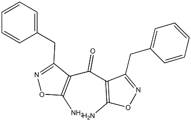 Phenyl(5-amino-3-methyl-isoxazol-4-yl) ketone Structure