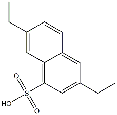 3,7-Diethyl-1-naphthalenesulfonic acid,,结构式