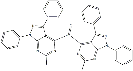 Phenyl(1-phenyl-6-methyl-1H-pyrazolo[3,4-d]pyrimidine-4-yl) ketone