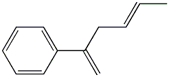 2-Phenyl-1,4-hexadiene Struktur