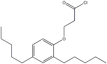 3-(2,4-Diamylphenoxy)propanoic acid chloride