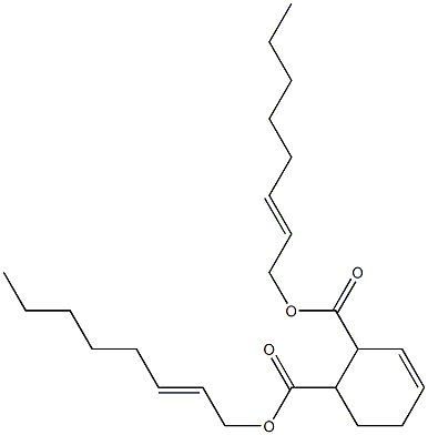 3-Cyclohexene-1,2-dicarboxylic acid bis(2-octenyl) ester Struktur