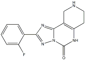 2-(2-Fluorophenyl)-6,7,8,9-tetrahydro-1,3,3a,5,8-pentaaza-3aH-benz[e]inden-4(5H)-one