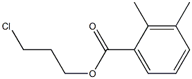 2,3-Dimethylbenzenecarboxylic acid 3-chloropropyl ester Struktur