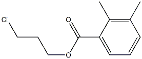 2,3-Dimethylbenzenecarboxylic acid 3-chloropropyl ester Structure