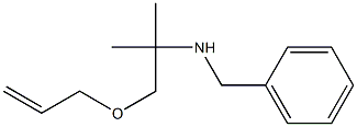 Allyl 2-(benzylamino)-2-methyl-2-methylethyl ether,,结构式