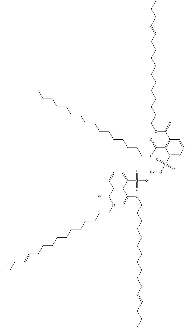  Bis[2,3-di(12-hexadecenyloxycarbonyl)benzenesulfonic acid]calcium salt