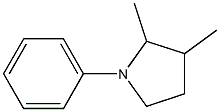 2,3-Dimethyl-1-phenylpyrrolidine Struktur