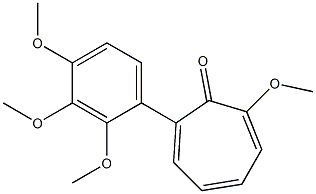  2-Methoxy-7-(2-methoxy-3-methoxy-4-methoxyphenyl)-2,4,6-cycloheptatrien-1-one