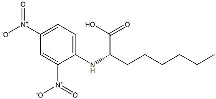 (2S)-2-(2,4-Dinitrophenylamino)octanoic acid Struktur