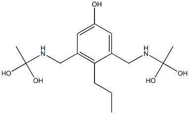 3,5-Bis[[(1,1-dihydroxyethyl)amino]methyl]-4-propylphenol