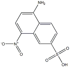 5-Amino-8-nitro-2-naphthalenesulfonic acid Structure