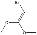 2-Bromo-1,1-dimethoxyethene Struktur