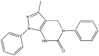 3-Methyl-1-phenyl-5-phenyl-4,5-dihydro-1H-pyrazolo[3,4-d]pyrimidin-6(7H)-one