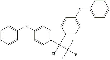 1-Chloro-1,1-bis(4-phenoxyphenyl)-2,2,2-trifluoroethane Structure