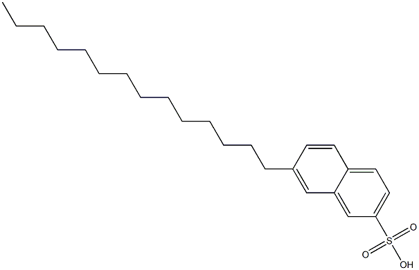 7-Tetradecyl-2-naphthalenesulfonic acid,,结构式