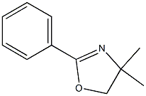 4,4-Dimethyl-2-phenyl-4,5-dihydrooxazole Struktur