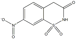 3-Oxo-7-nitro-3,4-dihydro-2H-1,2-benzothiazine 1,1-dioxide