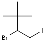 2-Bromo-1-iodo-3,3-dimethylbutane Structure