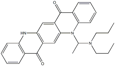 5-[1-(Dipropylamino)ethyl]-5,12-dihydroquino[2,3-b]acridine-7,14-dione