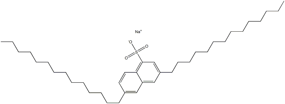  3,6-Ditetradecyl-1-naphthalenesulfonic acid sodium salt