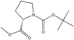 (2S)-2-(Methoxycarbonyl)-1-pyrrolidinecarboxylic acid tert-butyl ester Structure