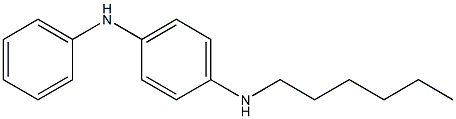 N-Hexyl-N'-phenyl-p-phenylenediamine,,结构式