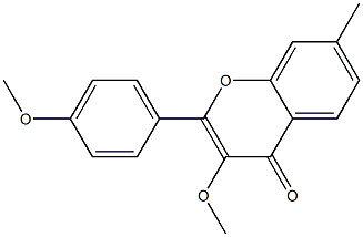 2-(4-Methoxyphenyl)-7-methyl-3-methoxy-4H-1-benzopyran-4-one|
