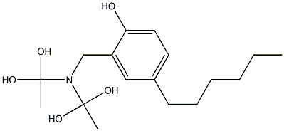 2-[Bis(1,1-dihydroxyethyl)aminomethyl]-4-hexylphenol