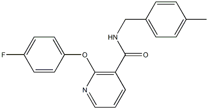 N-(4-Methylbenzyl)-2-(4-fluorophenoxy)nicotinamide