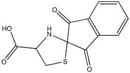 1,3-Dihydro-1,3-dioxospiro[2H-indene-2,2'-thiazolidine]-4'-carboxylic acid