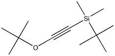 1-(tert-Butyldimethylsilyl)-2-tert-butoxyacetylene,,结构式