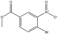 3-Nitro-4-bromobenzoic acid methyl ester 结构式