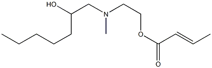  Crotonic acid 2-[N-(2-hydroxyheptyl)-N-methylamino]ethyl ester