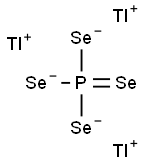 Tetraselenophosphoric acid trithallium(I) salt 结构式