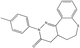 2-(4-Methylphenyl)-4,4a,5,6-tetrahydro[1]benzothiepino[5,4-c]pyridazin-3(2H)-one