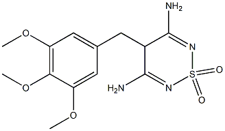  3,5-Diamino-4-(3,4,5-trimethoxybenzyl)-4H-1,2,6-thiadiazine 1,1-dioxide