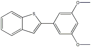 2-(3,5-Dimethoxyphenyl)benzo[b]thiophene Structure