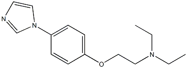 N,N-Diethyl-2-[4-(1H-imidazol-1-yl)phenoxy]ethanamine Struktur