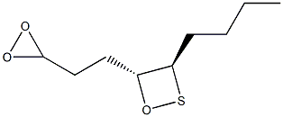 (4R,5R)-4,5-Epoxythionane 1,1-dioxide Struktur