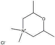 2,4,4,6-Tetramethylmorpholinium chloride 结构式