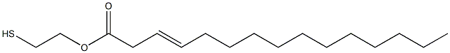 3-Pentadecenoic acid 2-mercaptoethyl ester Struktur