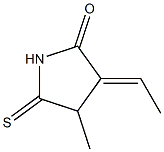 3-Ethylidene-4-methyl-5-thioxopyrrolidin-2-one,,结构式