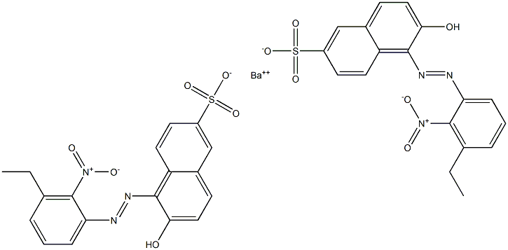  Bis[1-[(3-ethyl-2-nitrophenyl)azo]-2-hydroxy-6-naphthalenesulfonic acid]barium salt