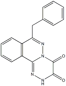 7-Benzyl-2H-[1,2,4]triazino[3,4-a]phthalazine-3,4-dione,,结构式