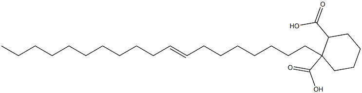 シクロヘキサン-1,2-ジカルボン酸水素1-(8-ノナデセニル) 化学構造式