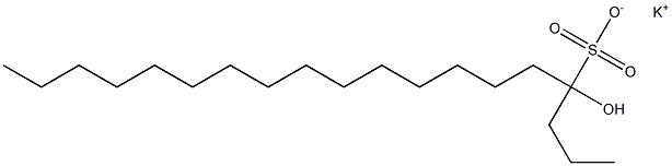  4-Hydroxynonadecane-4-sulfonic acid potassium salt