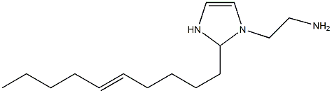 1-(2-Aminoethyl)-2-(5-decenyl)-4-imidazoline,,结构式