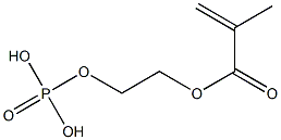 りん酸メタクリロイルオキシエチル 化学構造式